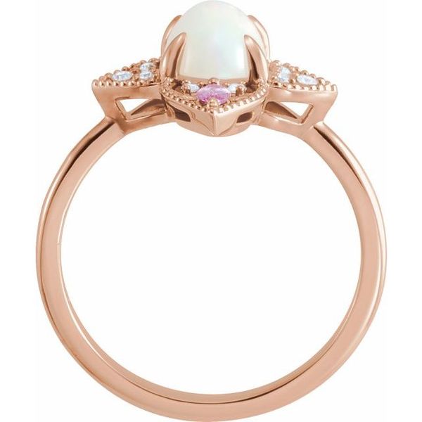 Vintage-Inspired Cabochon Ring - Image 2