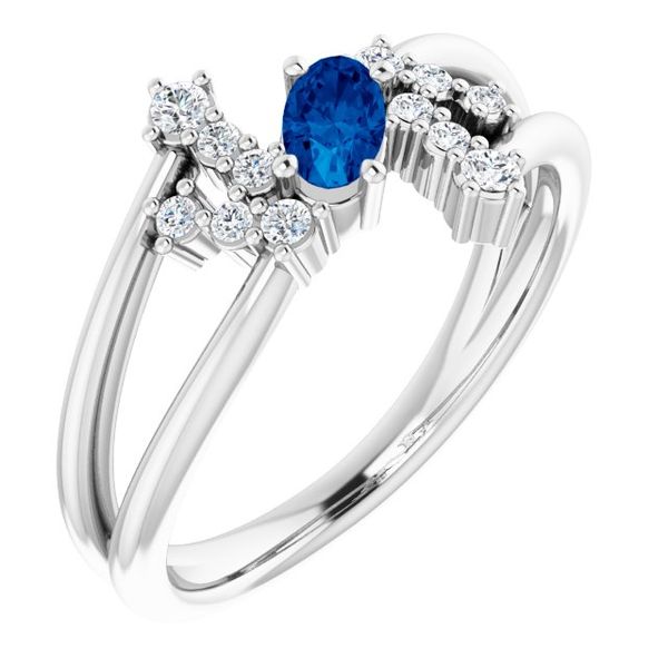 Accented Bypass Ring