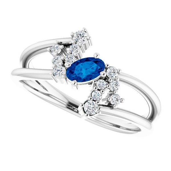 Accented Bypass Ring - Image 5
