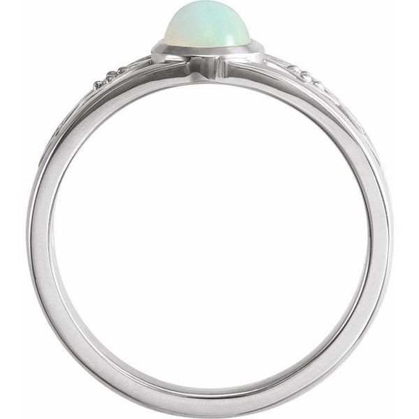 Bezel-Set Cabochon Ring - Image 2