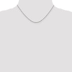 Leslie's 14K White Gold 1.25mm D/C Cable Chain - Image 4