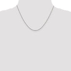 Leslie's 14K White Gold 1.25mm D/C Cable Chain - Image 4