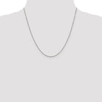 Leslie's 14K White Gold 1.25mm D/C Cable Chain - Image 4