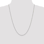 Leslie's 14K White Gold 1.25mm D/C Cable Chain - Image 4