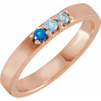 Three-Stone Midi Ring