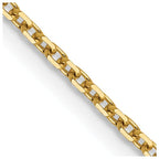 Leslie's 14K 1.25mm D/C Cable Chain