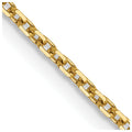 Leslie's 14K 1.25mm D/C Cable Chain