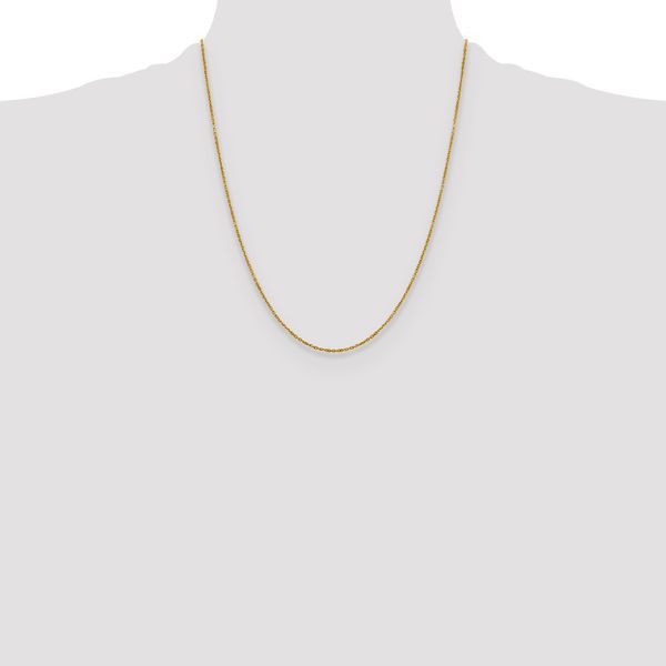 Leslie's 14K 1.25mm D/C Cable Chain - Image 4
