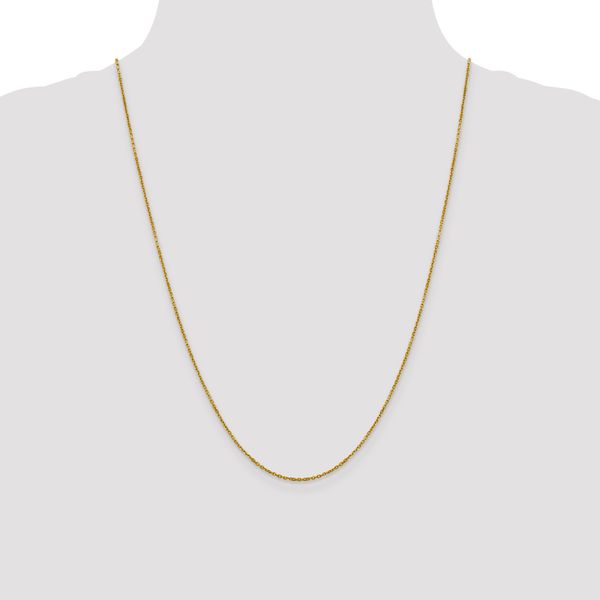 Leslie's 14K 1.25mm D/C Cable Chain - Image 4