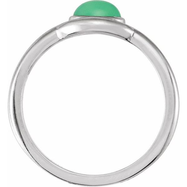 Bezel-Set Cabochon Ring - Image 2