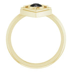 Bezel-Set Geometric Ring - Image 2