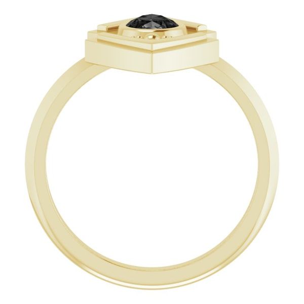 Bezel-Set Geometric Ring - Image 2
