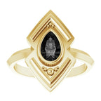 Bezel-Set Geometric Ring - Image 3