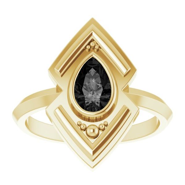 Bezel-Set Geometric Ring - Image 3