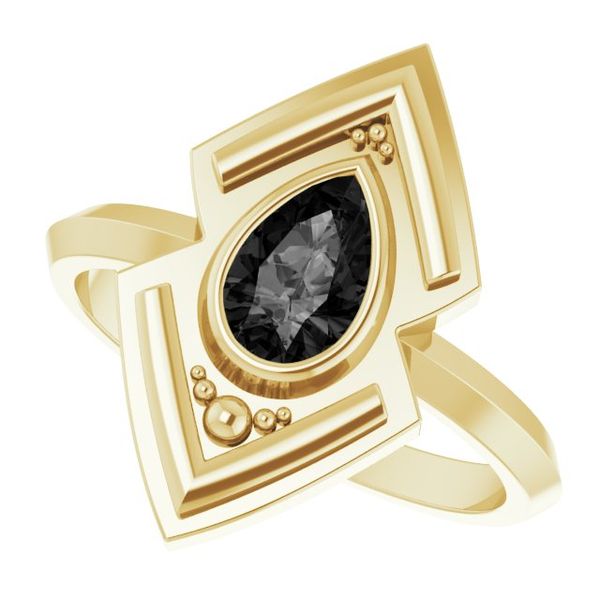 Bezel-Set Geometric Ring - Image 5