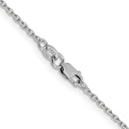 Leslie's 14K White Gold 1.5mm D/C Cable Chain - Image 3