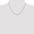 Leslie's 14K White Gold 1.5mm D/C Cable Chain - Image 4