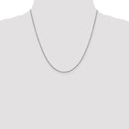 Leslie's 14K White Gold 1.5mm D/C Cable Chain - Image 4
