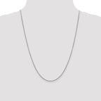 Leslie's 14K White Gold 1.5mm D/C Cable Chain - Image 4