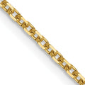 Leslie's 14K 1.5mm D/C Cable Chain