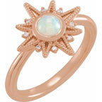 Star Cabochon Ring