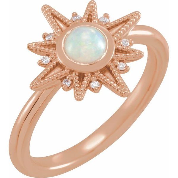Star Cabochon Ring