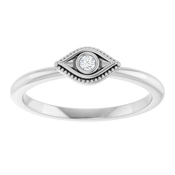 Stackable Evil Eye Ring - Image 3