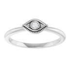 Stackable Evil Eye Ring - Image 3