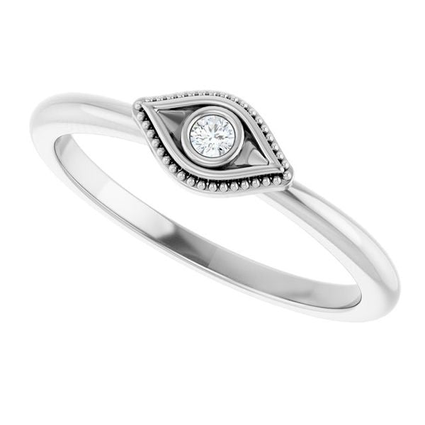 Stackable Evil Eye Ring - Image 5