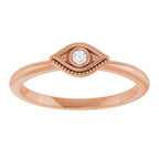 Stackable Evil Eye Ring - Image 3