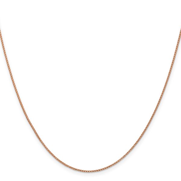 Leslie's 14K Rose Gold 1mm D/C Open Franco Chain - Image 2