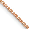 Leslie's 14K Rose Gold 1mm D/C Open Franco Chain