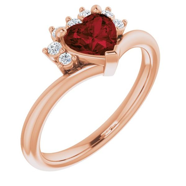 Accented Heart Ring