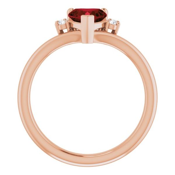 Accented Heart Ring - Image 2