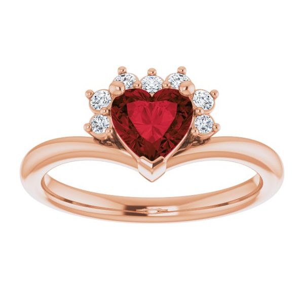Accented Heart Ring - Image 3