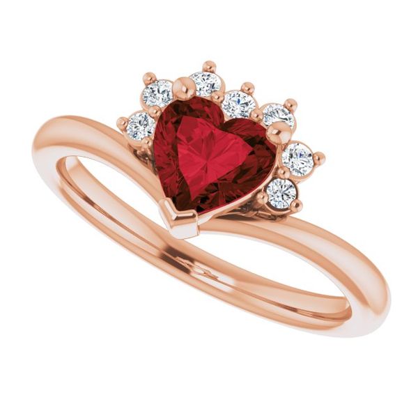 Accented Heart Ring - Image 5