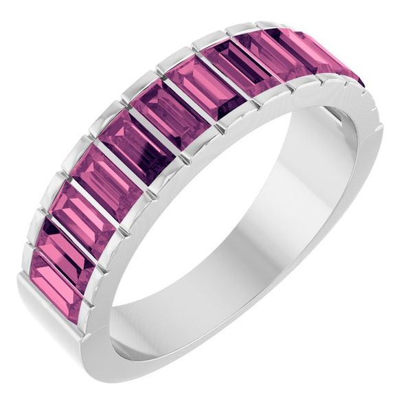 Channel-Set Baguette Ring
