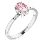 Accented French-Set Ring