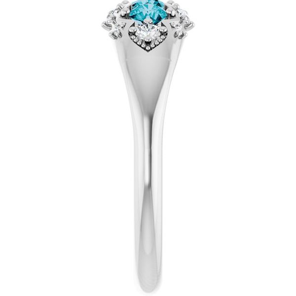 Accented Three-Stone Ring - Image 4