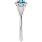 Accented Three-Stone Ring - Image 4