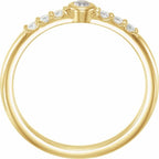 Stackable Bezel-Set Ring - Image 2