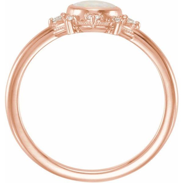 Cabochon Halo-Style Ring - Image 2