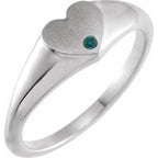 Heart Signet Ring