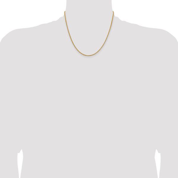 Leslie's 14K 2.1mm D/C Open Franco Chain - Image 4