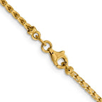 Leslie's 14K 2.1mm D/C Open Franco Chain - Image 3