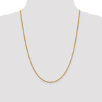 Leslie's 14K 2.1mm D/C Open Franco Chain - Image 4