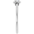 Claw-Prong Rope Solitaire Ring - Image 4
