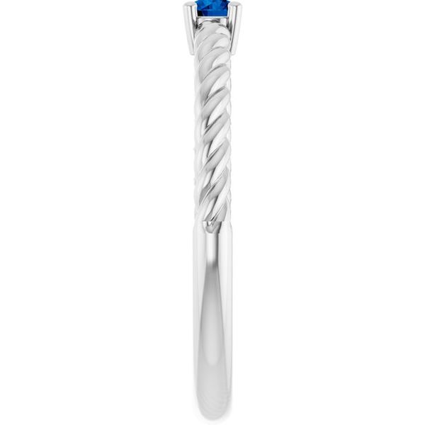 Rope Solitaire Ring - Image 4