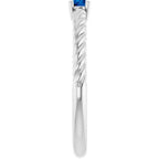 Rope Solitaire Ring - Image 4