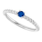 Rope Solitaire Ring - Image 5